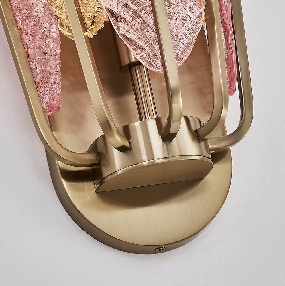 Kalco Lighting 526521BCG Brushed Champagne Gold Autumna 14.5-in 1 Light Socket Brushed Champagne Gold Wall Sconce Image 4