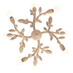 Kalco Lighting Branche 26.5-in 12 Light Socket Warm Ivory Chandelier