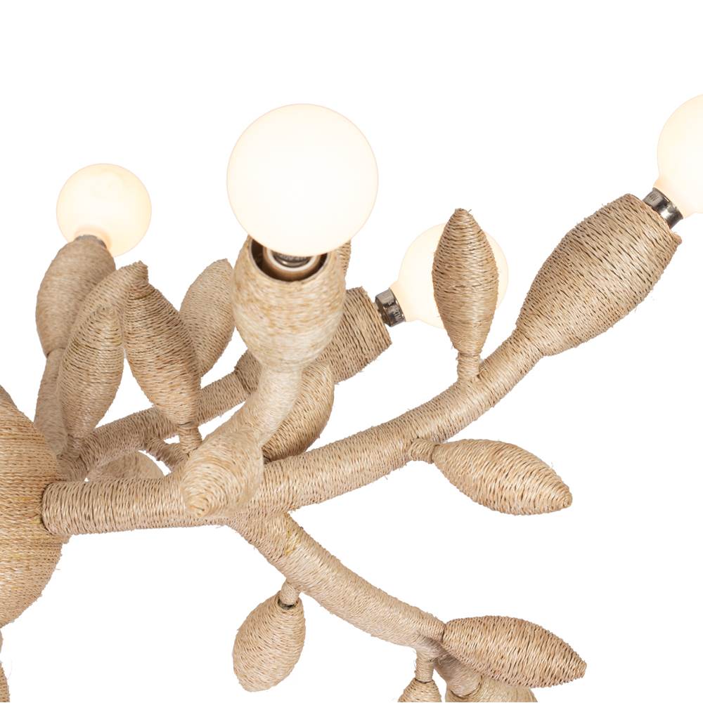 Kalco Lighting 527055WIV Warm Ivory Branche 26.5-in 12 Light Socket Warm Ivory Chandelier Image 2