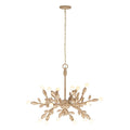 Kalco Lighting 527056WIV Warm Ivory Branche 36-in 18 Light Socket Warm Ivory Chandelier Image 1