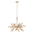 Kalco Lighting 527056WIV Warm Ivory Branche 36-in 18 Light Socket Warm Ivory Chandelier Image 1