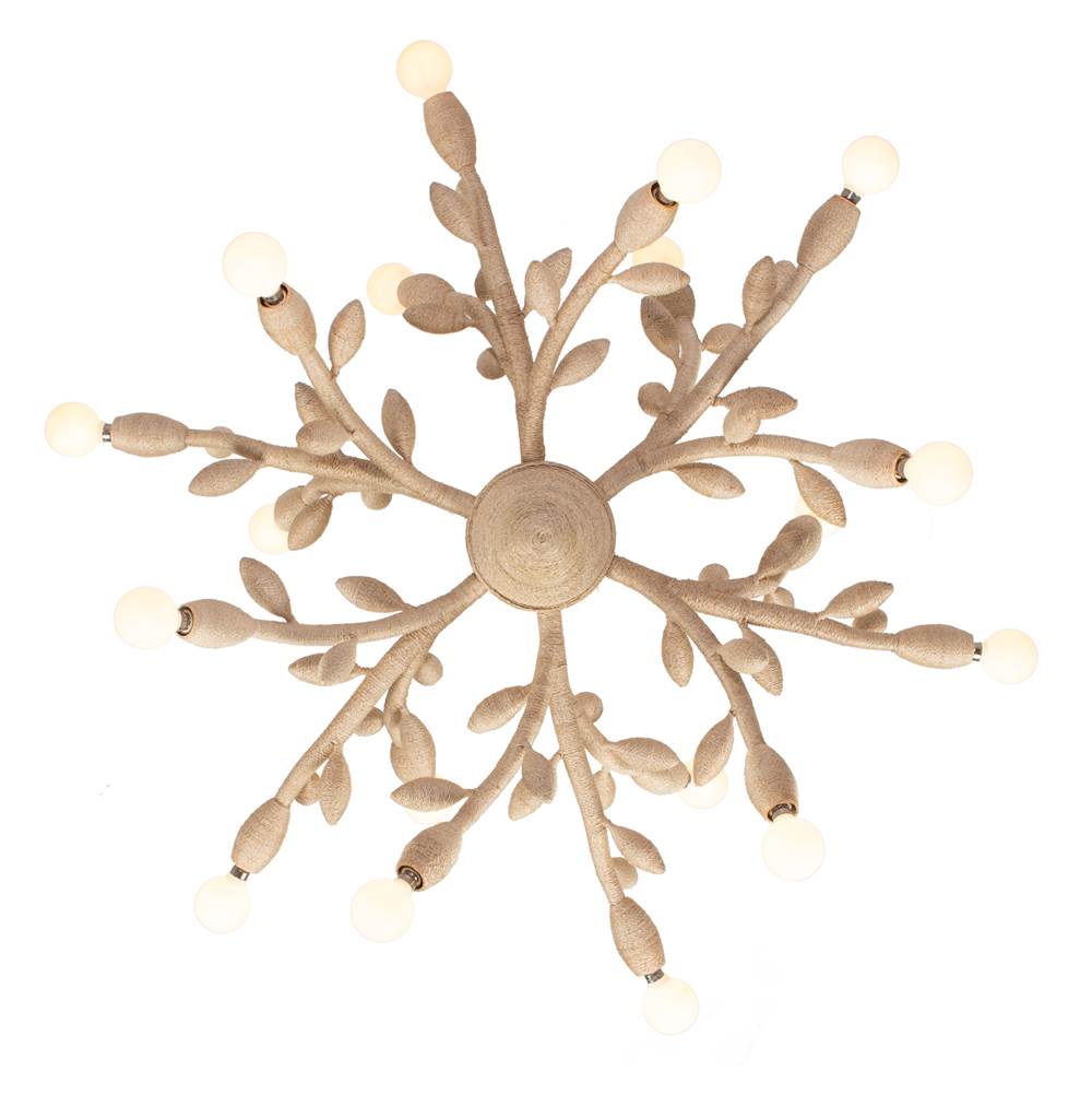 Kalco Lighting 527056WIV Warm Ivory Branche 36-in 18 Light Socket Warm Ivory Chandelier Image 5