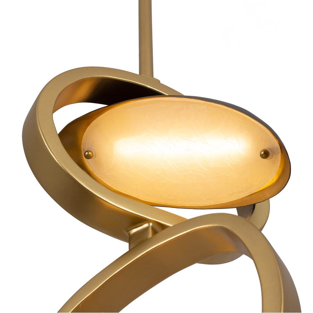 Kalco Lighting 527211BGZ Brushed Gold With Satin Bronze Onyx 13-in 3 Light Led Brushed Gold/satin Bronze Pendant Image 3