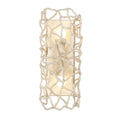 Kalco Lighting 527321WIV Warm Ivory Reef 8-in 2 Light Socket Warm Ivory Wall Sconce Image 1