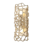 Kalco Lighting Reef 8-in 2 Light Socket Warm Ivory Wall Sconce