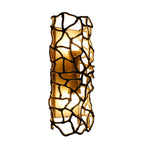 Kalco Lighting 527321WIV Warm Ivory Reef 8-in 2 Light Socket Warm Ivory Wall Sconce Image 6