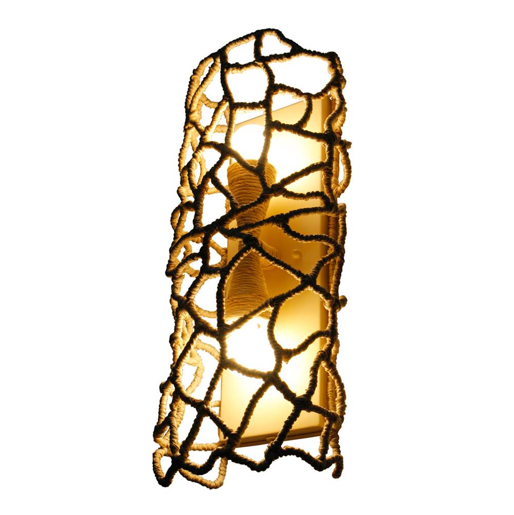 Kalco Lighting 527321WIV Warm Ivory Reef 8-in 2 Light Socket Warm Ivory Wall Sconce Image 5