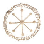 Kalco Lighting 527355WIV Warm Ivory Reef 34-in 8 Light Socket Warm Ivory Chandelier Image 7