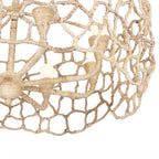 Kalco Lighting 527355WIV Warm Ivory Reef 34-in 8 Light Socket Warm Ivory Chandelier Image 5