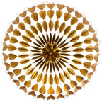 Kalco Lighting 527456OLW Oxidized Gold Leaf With White Amor 30.75-in 6 Light Socket Oxidized Gold Leaf And White Chandelier Image 6