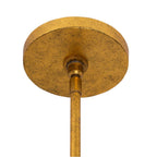 Kalco Lighting 527456OLW Oxidized Gold Leaf With White Amor 30.75-in 6 Light Socket Oxidized Gold Leaf And White Chandelier Image 2