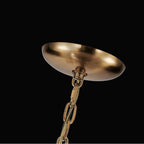 Kalco Lighting Adorn 35.75-in 40 Light Socket Vintage Brass Chandelier