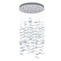 Kalco Lighting 528051CH Polished Chrome Spettro 36-in 13 Light Socket Polished Chrome Chandelier Image 1
