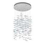Kalco Lighting 528051CH Polished Chrome Spettro 36-in 13 Light Socket Polished Chrome Chandelier Image 7