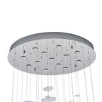Kalco Lighting 528051CH Polished Chrome Spettro 36-in 13 Light Socket Polished Chrome Chandelier Image 5