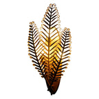 Kalco Lighting 528221MG Modern Gold Fern 11.5-in 3 Light Socket Modern Gold Wall Sconce Image 2