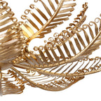 Kalco Lighting 528255MG Modern Gold Fern 36-in 14 Light Socket Modern Gold Chandelier Image 2