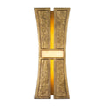 Kalco Lighting 528421RBG Rustic Gold With Brushed Gold Dos 14-in 2 Light Led Rustic Gold And Brushed Gold Wall Sconce Image 1