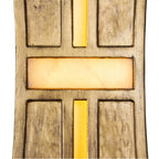 Kalco Lighting 528421RBG Rustic Gold With Brushed Gold Dos 14-in 2 Light Led Rustic Gold And Brushed Gold Wall Sconce Image 2