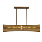Kalco Lighting 528461RBG Rustic Gold With Brushed Gold Dos 48-in 6 Light Socket Rustic Gold And Brushed Gold Linear Pendant Image 9