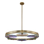 Kalco Lighting 528555WB Winter Brass Optics 36-in 6 Light Socket Winter Brass Chandelier Image 6