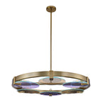 Kalco Lighting 528555WB Winter Brass Optics 36-in 6 Light Socket Winter Brass Chandelier Image 5