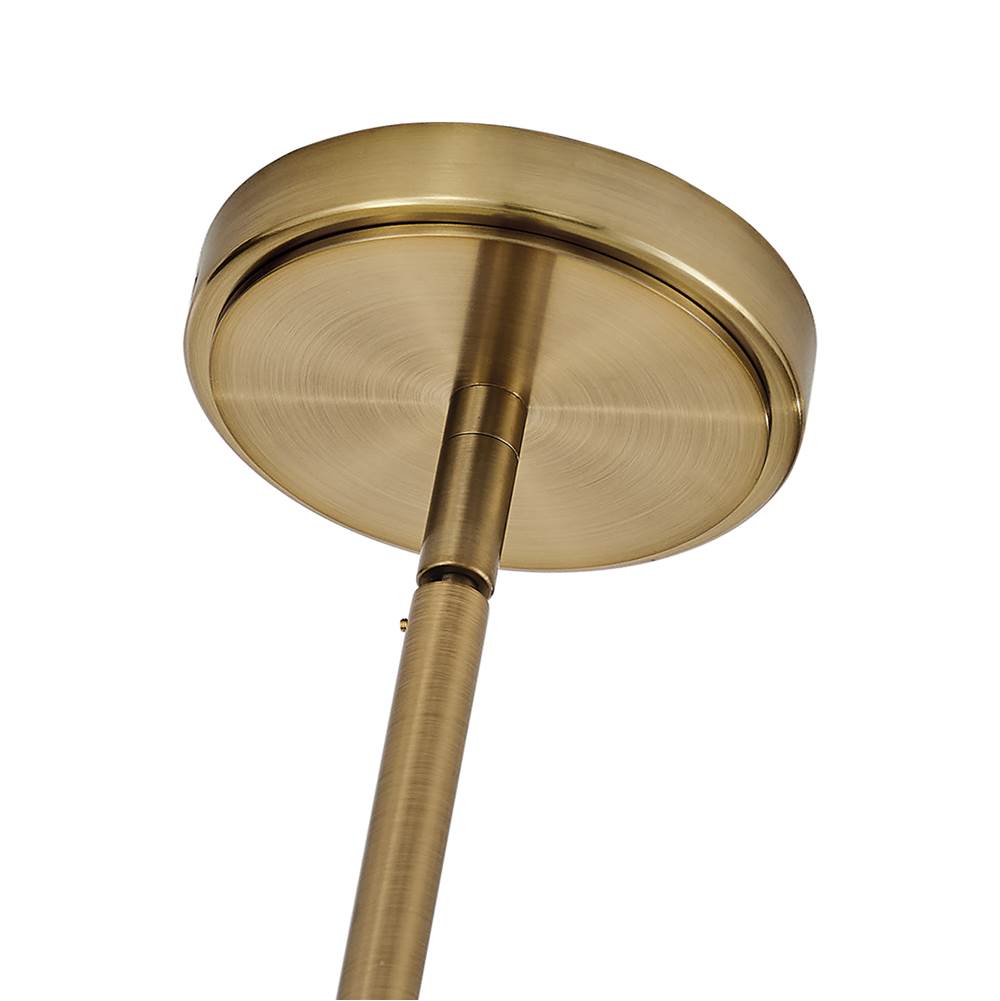 Kalco Lighting 528555WB Winter Brass Optics 36-in 6 Light Socket Winter Brass Chandelier Image 4