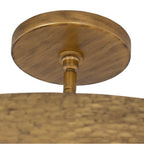 Kalco Lighting 528645RSG Rustic Gold Moda 22-in 8 Light Socket Rustic Gold Convertible Semi-flush Mount Image 7