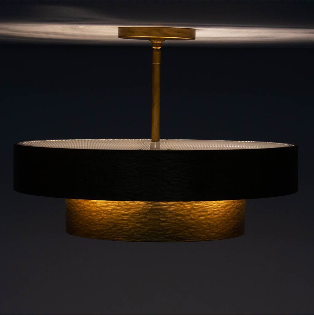 Kalco Lighting 528645RSG Rustic Gold Moda 22-in 8 Light Socket Rustic Gold Convertible Semi-flush Mount Image 5