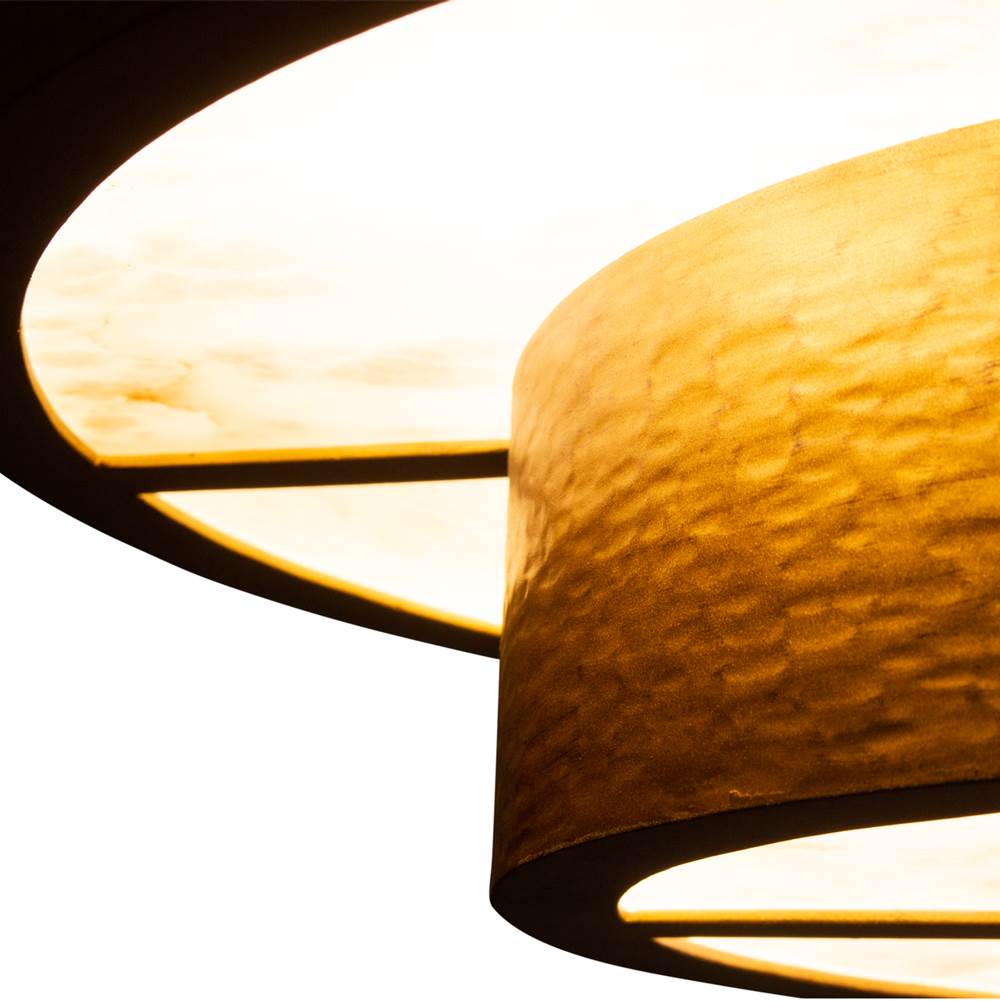 Kalco Lighting 528645RSG Rustic Gold Moda 22-in 8 Light Socket Rustic Gold Convertible Semi-flush Mount Image 2