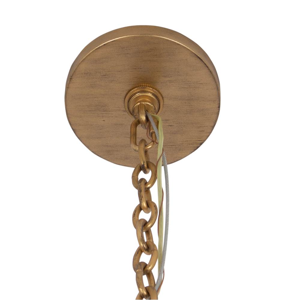 Kalco Lighting 528655RSG Rustic Gold Moda 32-in 12 Light Socket Rustic Gold Chandelier Image 3