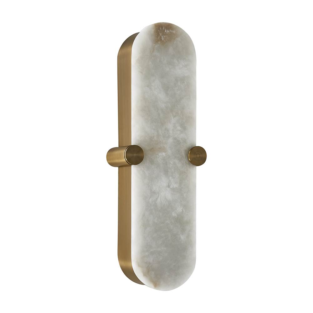 Kalco Lighting 528721WB Winter Brass Lumba 20-in 1 Light Led Winter Brass Wall Sconce Image 9