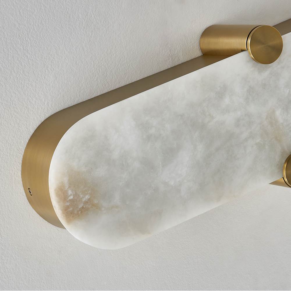 Kalco Lighting 528721WB Winter Brass Lumba 20-in 1 Light Led Winter Brass Wall Sconce Image 6