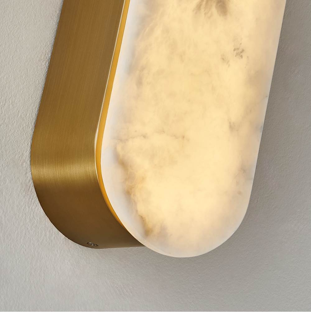 Kalco Lighting 528721WB Winter Brass Lumba 20-in 1 Light Led Winter Brass Wall Sconce Image 3