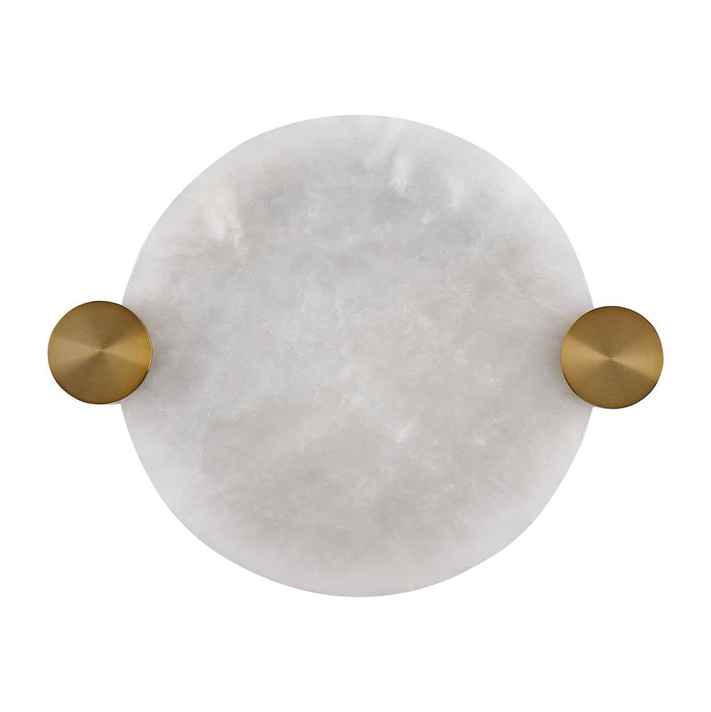 Kalco Lighting 528741WB Winter Brass Lumba 14-in 1 Light Led Winter Brass Flush Mount Image 6