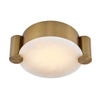 Kalco Lighting 528741WB Winter Brass Lumba 14-in 1 Light Led Winter Brass Flush Mount Image 5