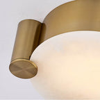Kalco Lighting 528741WB Winter Brass Lumba 14-in 1 Light Led Winter Brass Flush Mount Image 3