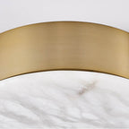 Kalco Lighting 528742WB Winter Brass Lumba 17-in 1 Light Led Winter Brass Flush Mount Image 5