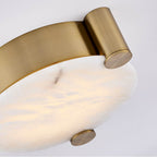 Kalco Lighting 528742WB Winter Brass Lumba 17-in 1 Light Led Winter Brass Flush Mount Image 4