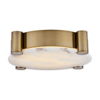 Kalco Lighting 528743WB Winter Brass Lumba 21-in 1 Light Led Winter Brass Flush Mount Image 7