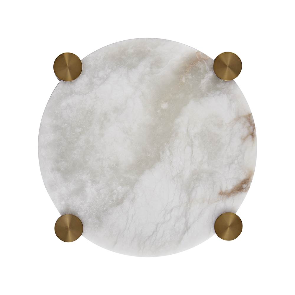 Kalco Lighting 528743WB Winter Brass Lumba 21-in 1 Light Led Winter Brass Flush Mount Image 3