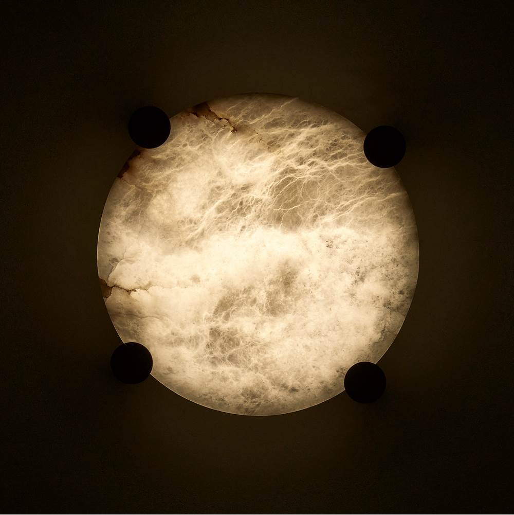 Kalco Lighting 528743WB Winter Brass Lumba 21-in 1 Light Led Winter Brass Flush Mount Image 2