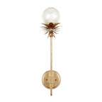 Kalco Lighting 528821MG Modern Gold Florette 6.5-in 1 Light Socket Modern Gold Wall Sconce Image 1
