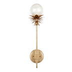 Kalco Lighting Florette 6.5-in 1 Light Socket Modern Gold Wall Sconce