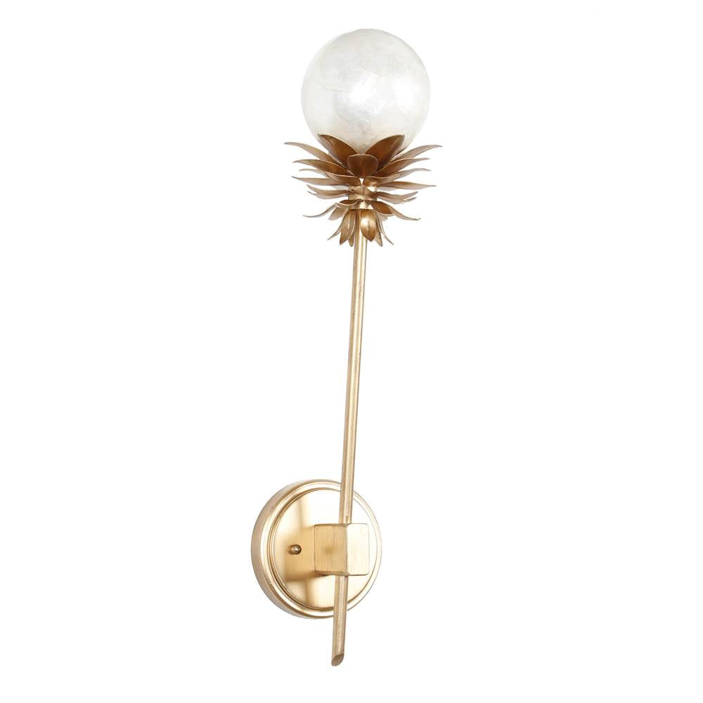 Kalco Lighting 528821MG Modern Gold Florette 6.5-in 1 Light Socket Modern Gold Wall Sconce Image 8
