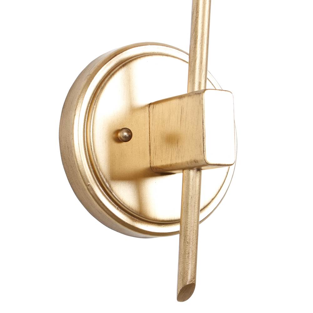 Kalco Lighting 528821MG Modern Gold Florette 6.5-in 1 Light Socket Modern Gold Wall Sconce Image 5