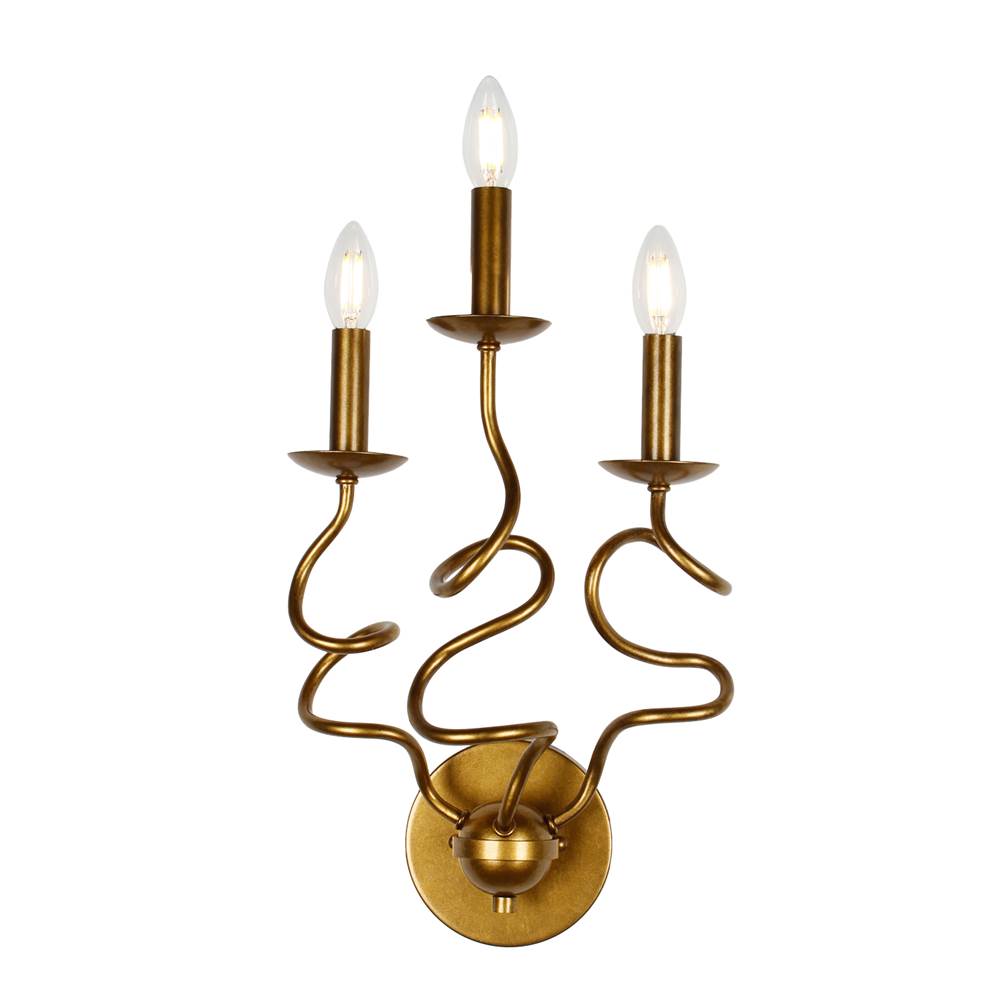 Kalco Lighting 529221ORB Oil Rubbed Bronze Rizo 22-in 3 Light Socket Oil Rubbed Bronze Wall Sconce Image 1