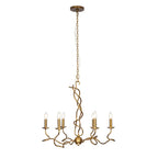 Kalco Lighting 529255ORB Oil Rubbed Bronze Rizo 28-in 6 Light Socket Oil Rubbed Bronze Chandelier Image 1