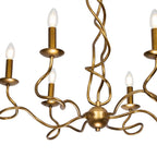 Kalco Lighting 529255ORB Oil Rubbed Bronze Rizo 28-in 6 Light Socket Oil Rubbed Bronze Chandelier Image 5