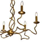 Kalco Lighting 529255ORB Oil Rubbed Bronze Rizo 28-in 6 Light Socket Oil Rubbed Bronze Chandelier Image 3